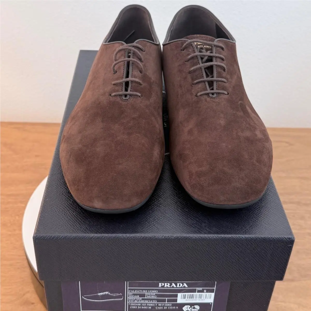 Prada shoes - 2EG448 Vit.Scamosciato - Brown 1