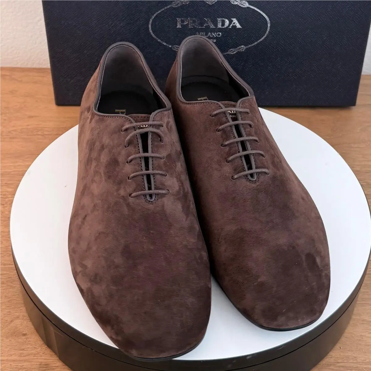 Prada shoes - 2EG448 Vit.Scamosciato - Brown 4