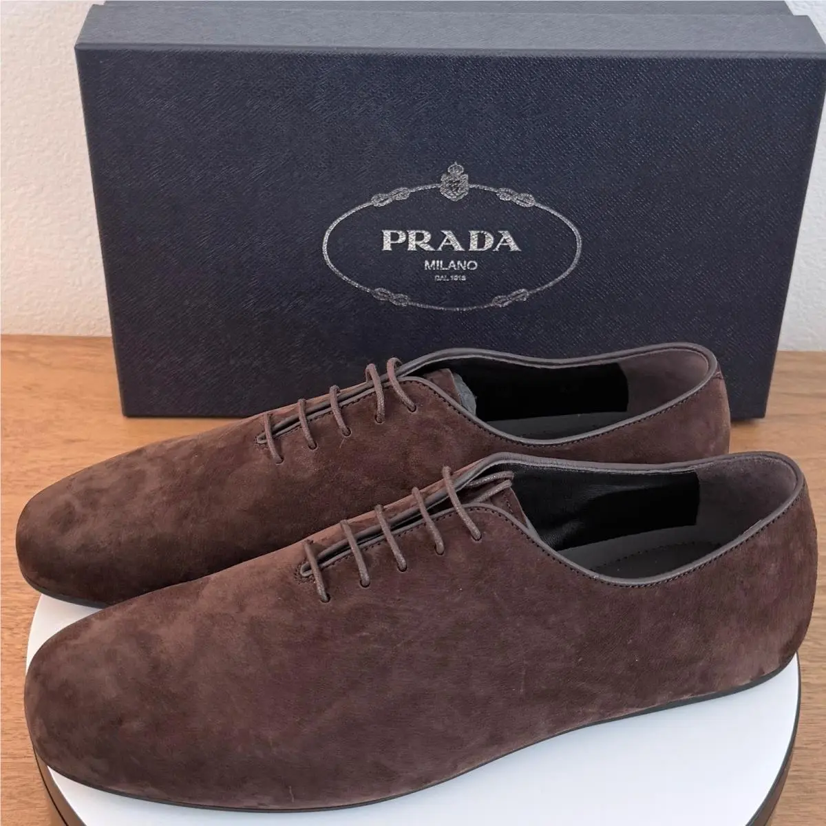 Prada shoes - 2EG448 Vit.Scamosciato - Brown 7