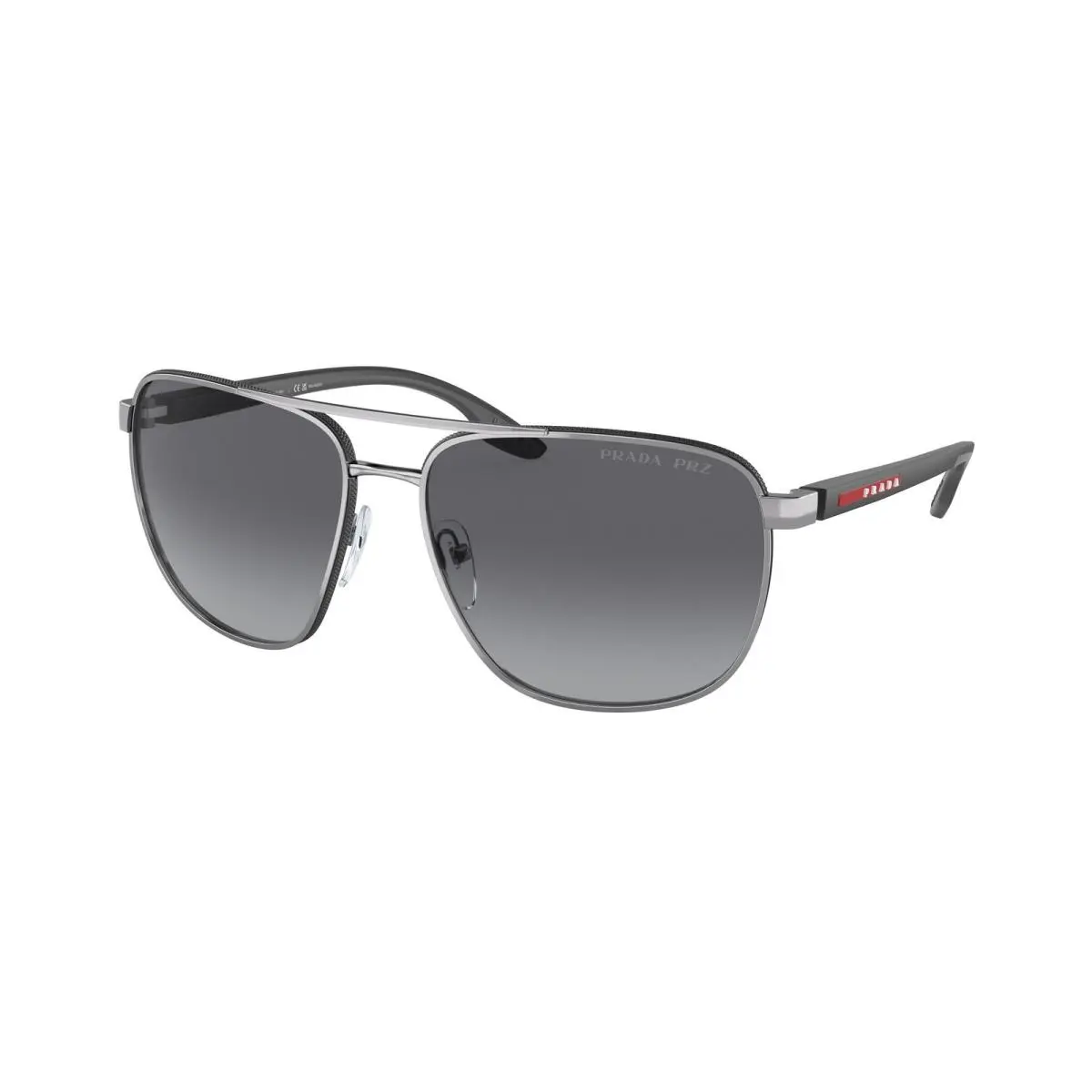Linea Rossa 50YS Sunglasses 5AV06G Gunmetal by Prada