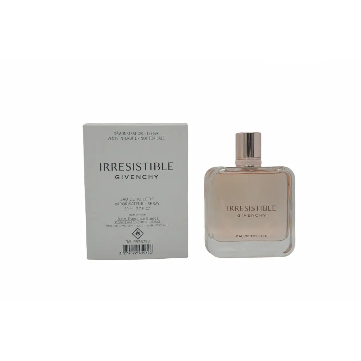 Givenchy Irresistible Eau de Toilette 2.7 oz / 80 ml Spray For Women – Tester