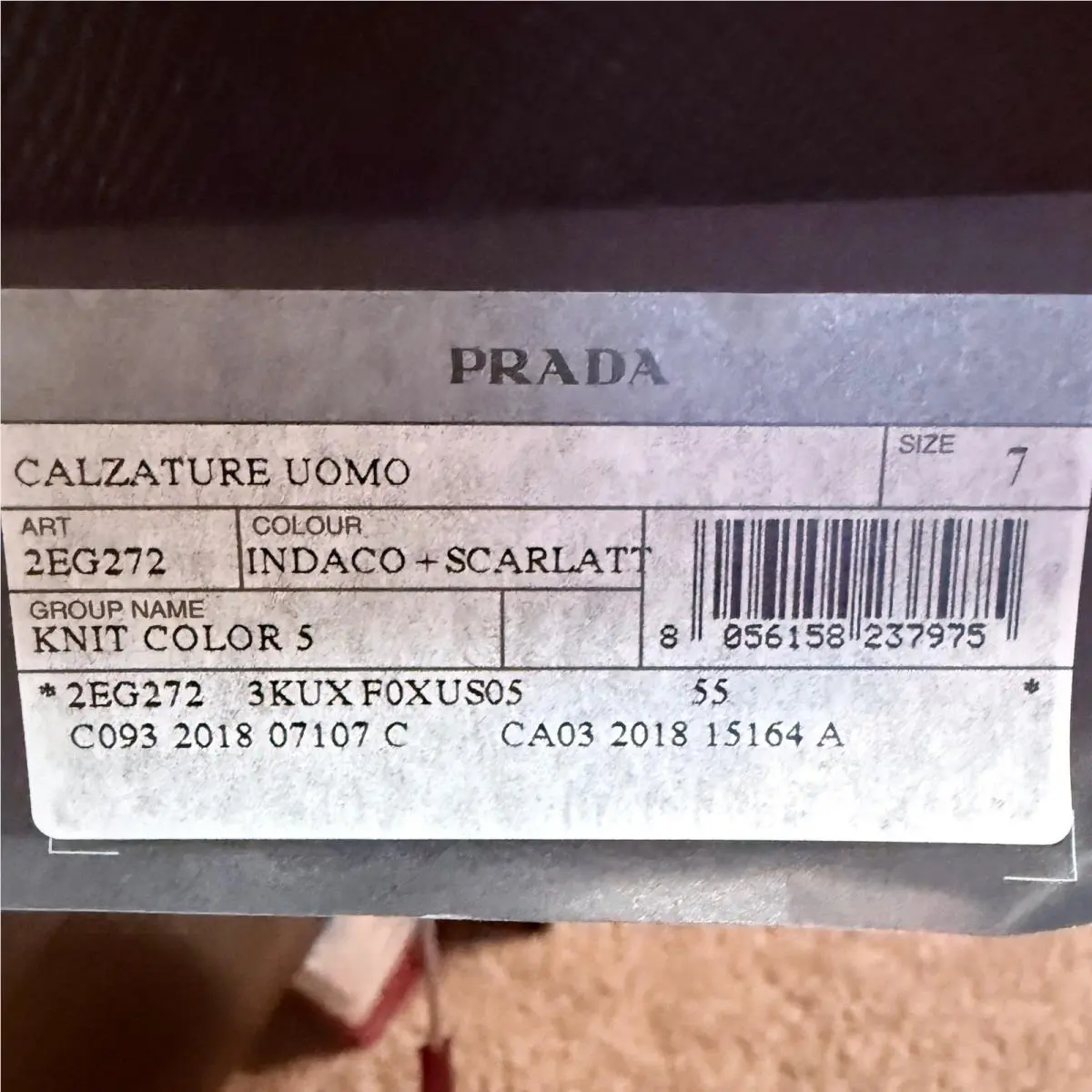 Prada shoes - Knit Color 5 - Knit Color - Multicolor 10
