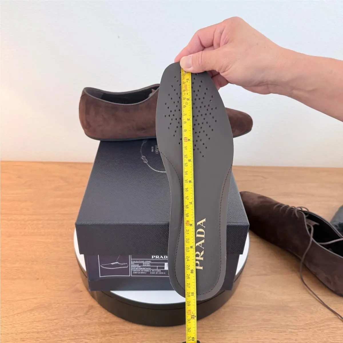 Prada shoes - 2EG448 Vit.Scamosciato - Brown 14