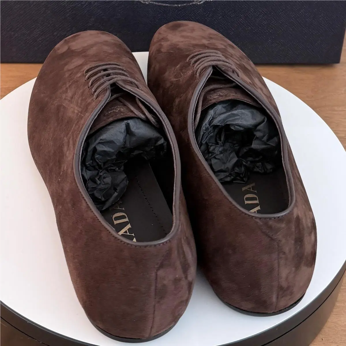 Prada shoes - 2EG448 Vit.Scamosciato - Brown 8