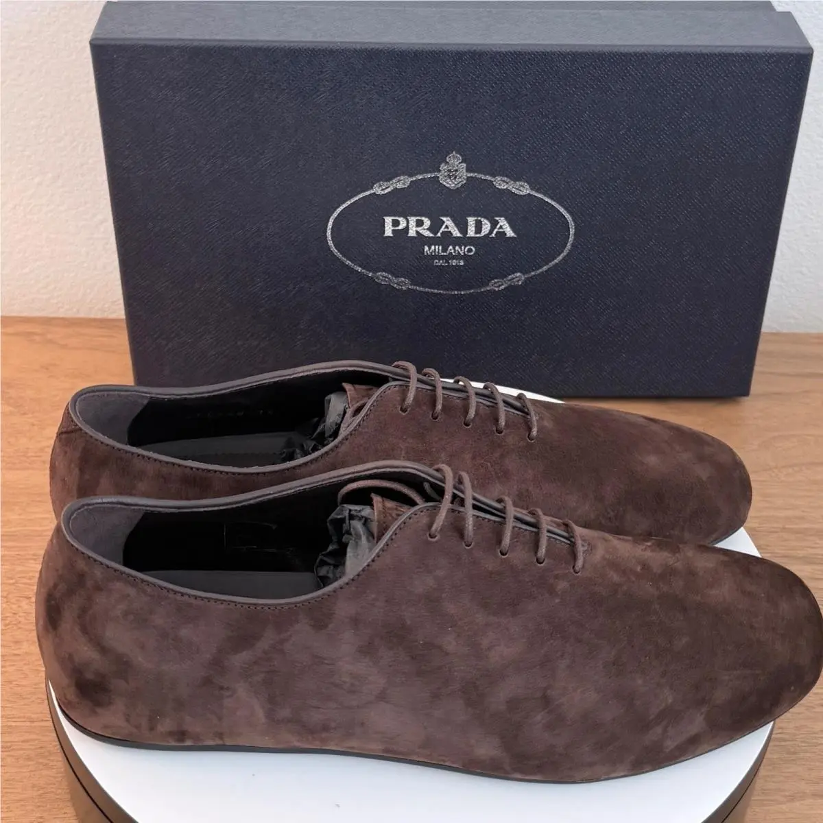 Prada shoes - 2EG448 Vit.Scamosciato - Brown 11