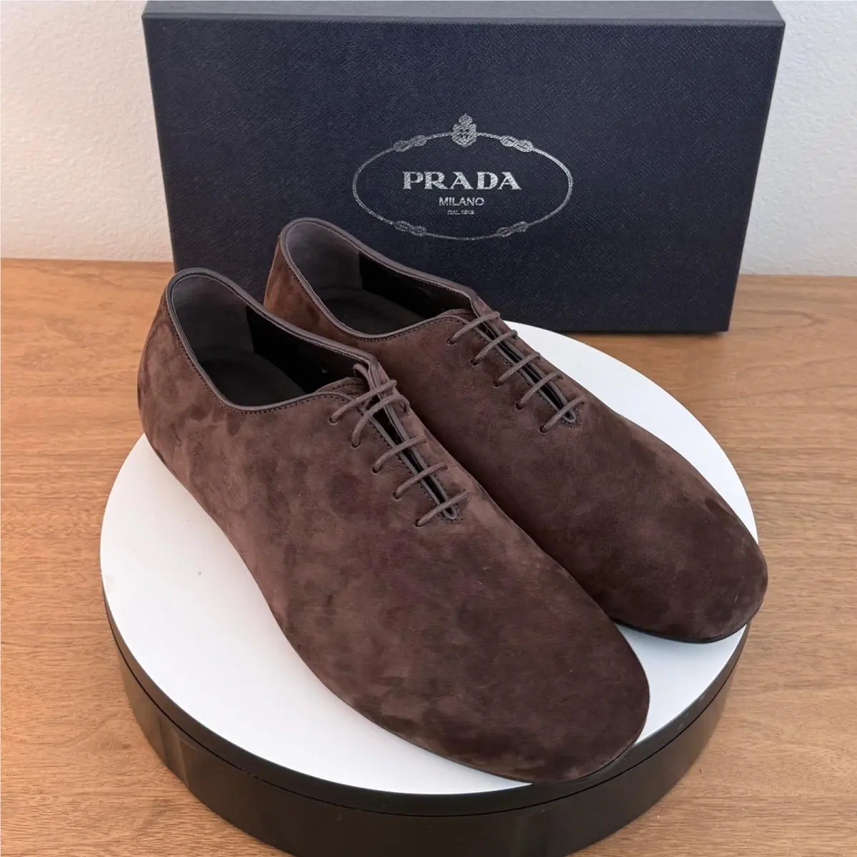 Prada shoes - 2EG448 Vit.Scamosciato - Brown 3