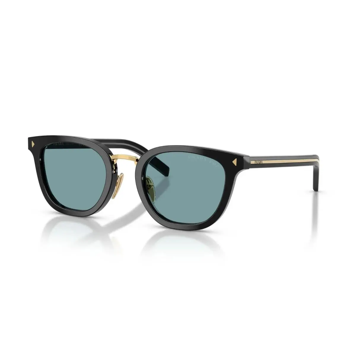 PR C01SD Black/green Polarized 16K04D Sunglasses by Prada