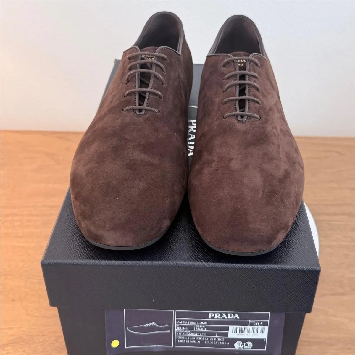 Prada shoes - 2EG448 Vit.Scamosciato - Brown 1