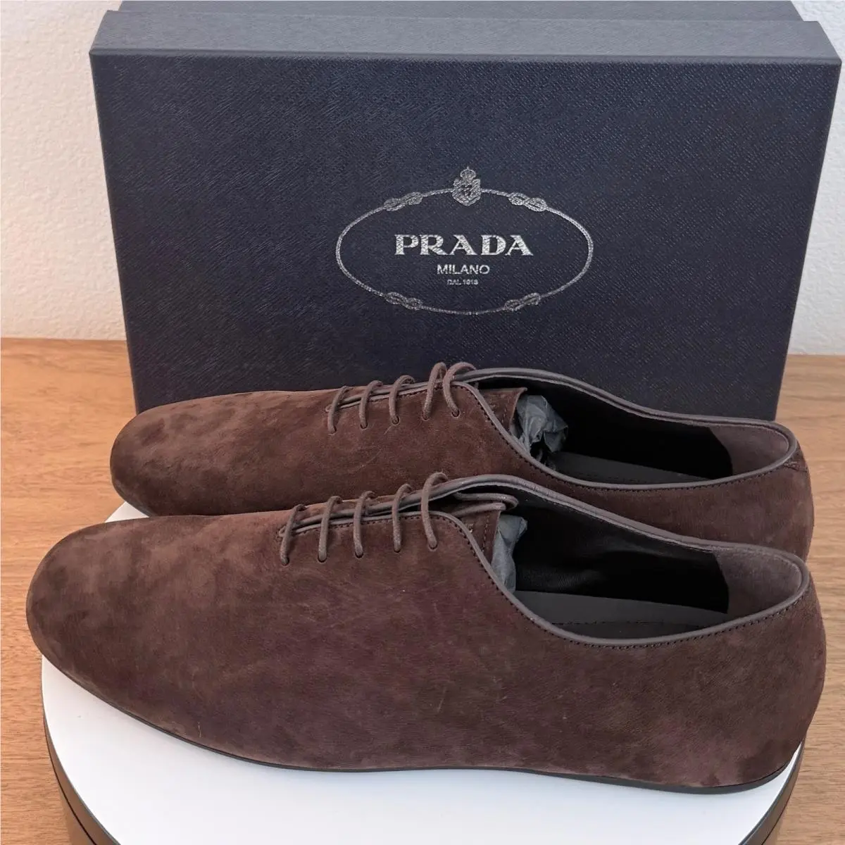 Prada shoes - 2EG448 Vit.Scamosciato - Brown 8