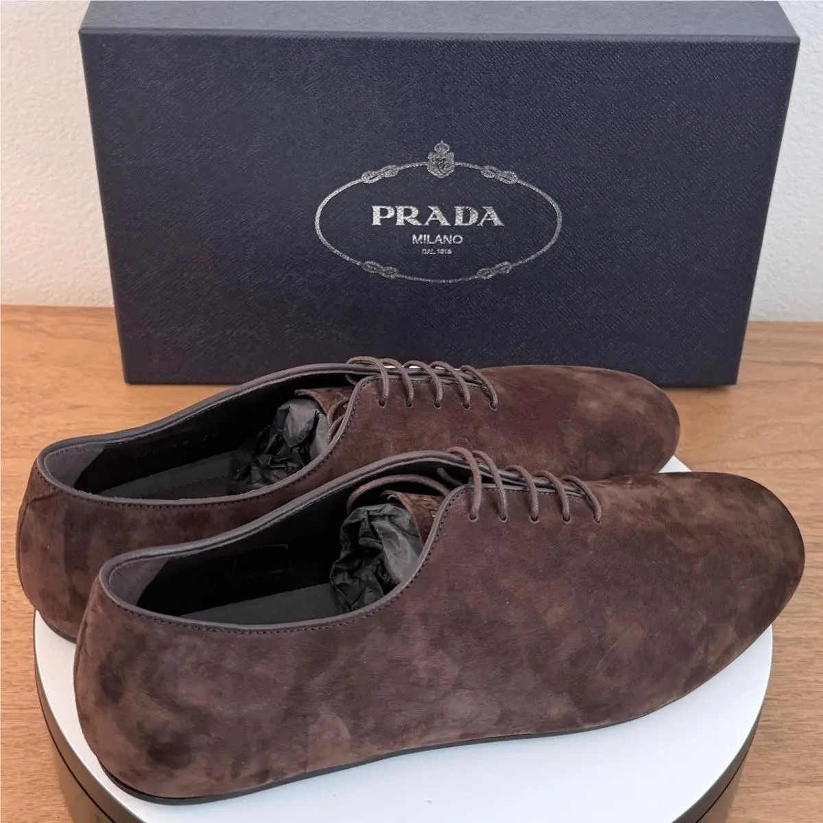 Prada shoes - 2EG448 Vit.Scamosciato - Brown 11