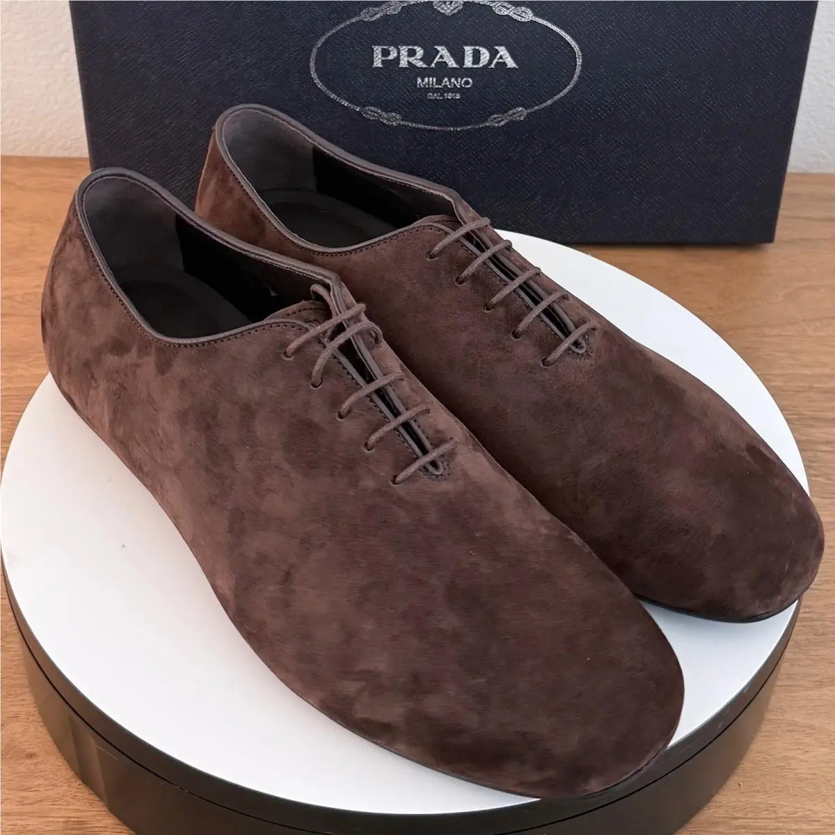 Prada shoes - 2EG448 Vit.Scamosciato - Brown 13