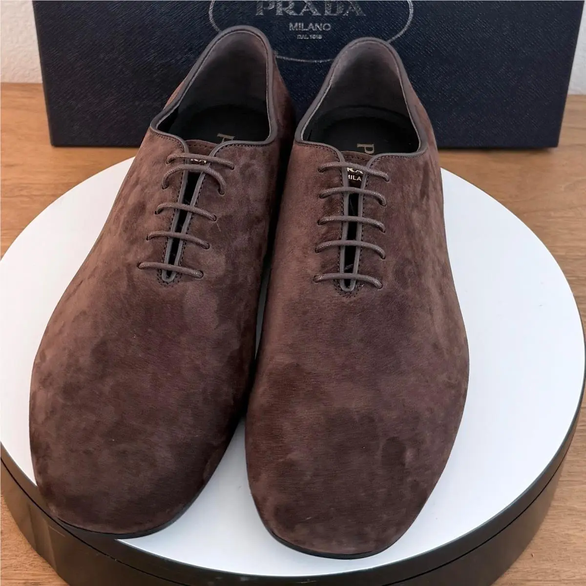 Prada shoes - 2EG448 Vit.Scamosciato - Brown 5