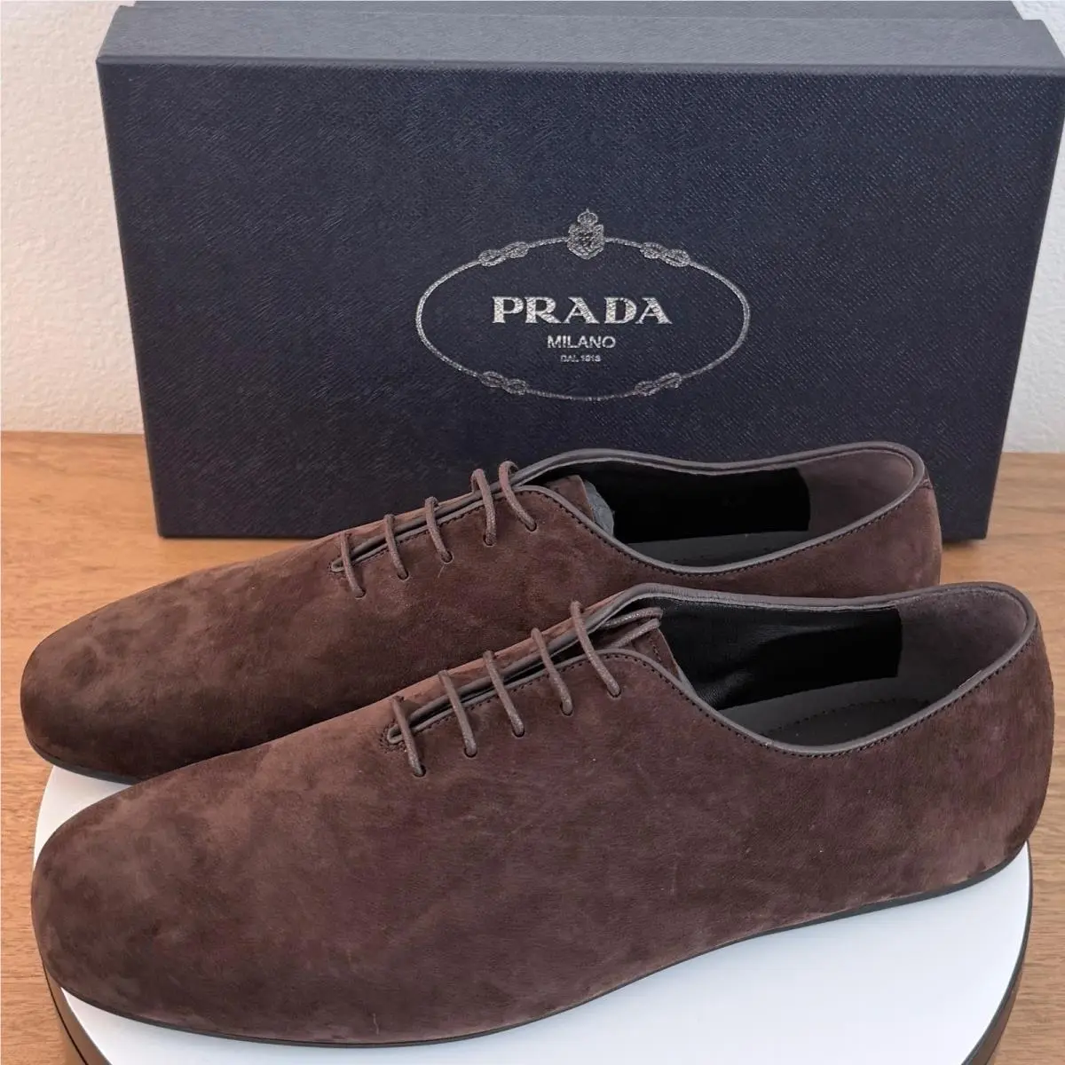 Prada shoes - 2EG448 Vit.Scamosciato - Brown 6