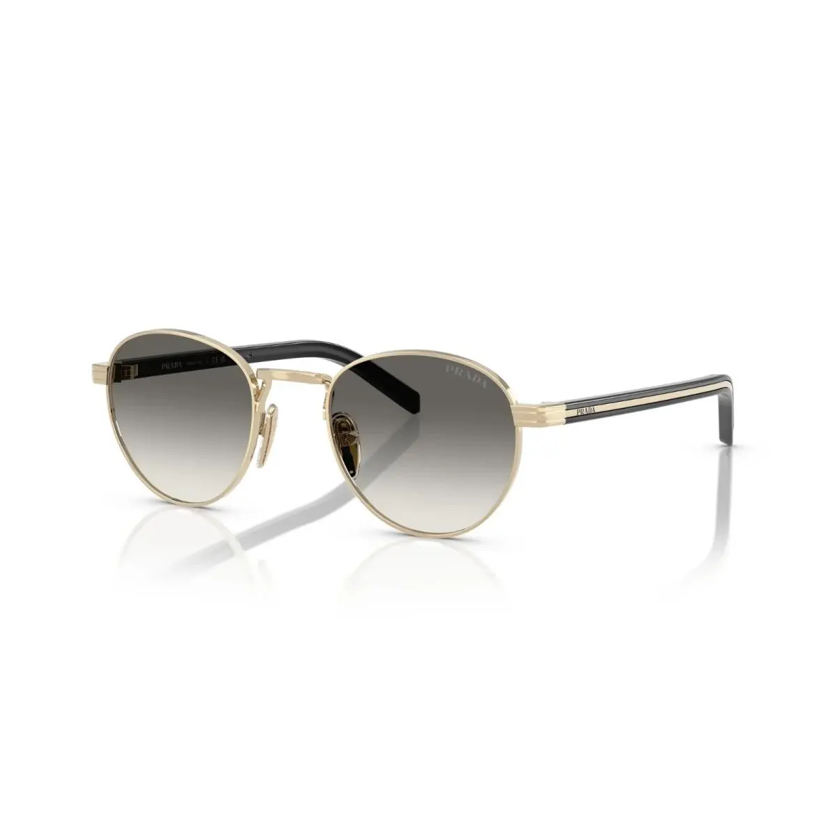 Prada PR B52S Gold/grey ZVN02C Sunglasses