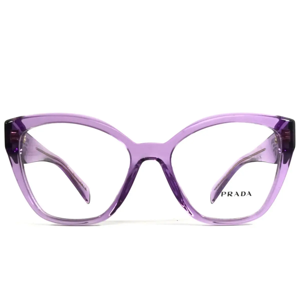 Prada Eyeglasses Frames VPR20Z 13R-1O1 Shiny Purple Butterfly Full Rim 52-17-145