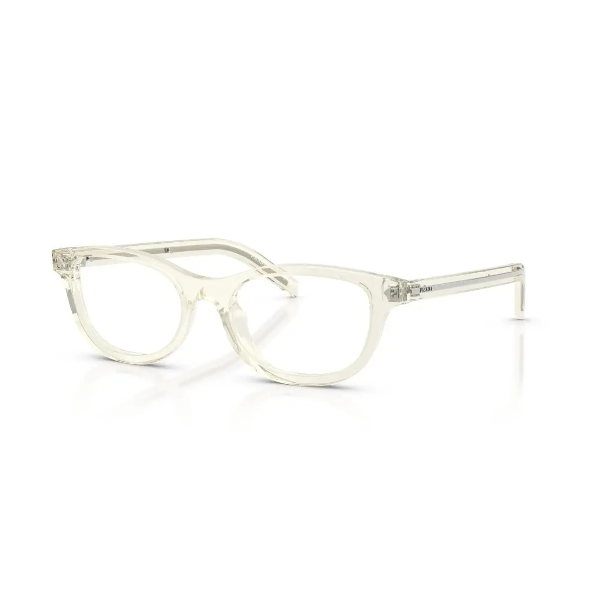 Prada PR D01VU Transparent Champagne 12X1O1 Eyeglasses