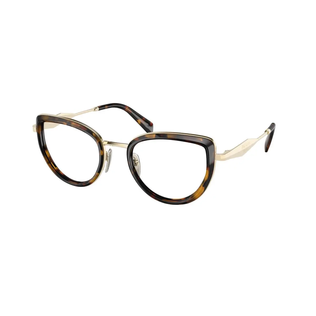 Prada 54ZV Eyeglasses VAU1O1 Havana