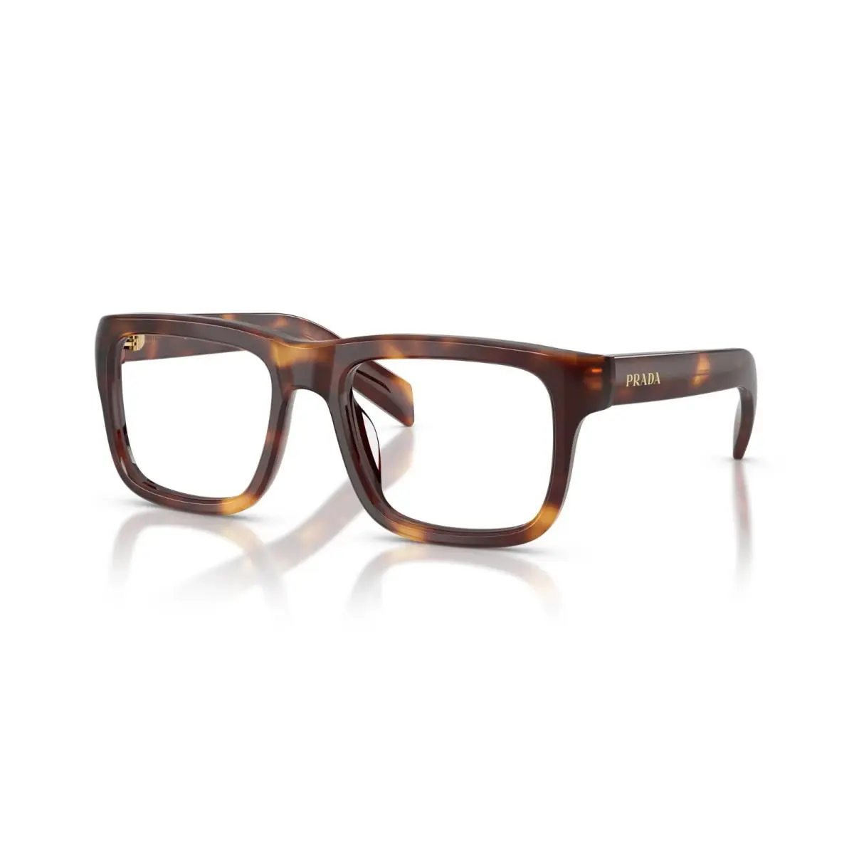 Prada PR D02V Havana 15W1O1 Eyeglasses