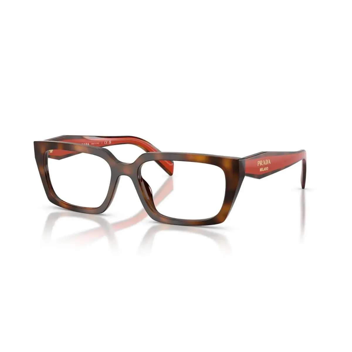 Prada PR D05V Juniper Havana 01K1O1 Eyeglasses