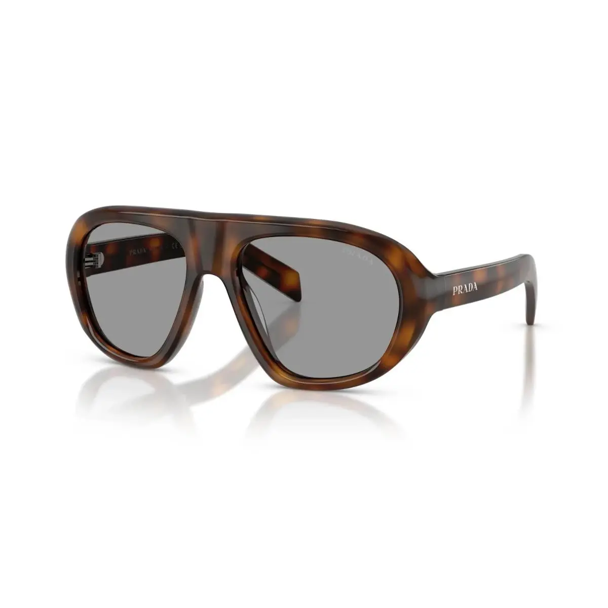 Prada PR C05S Juniper Tortoise/grey 20D50Q Sunglasses