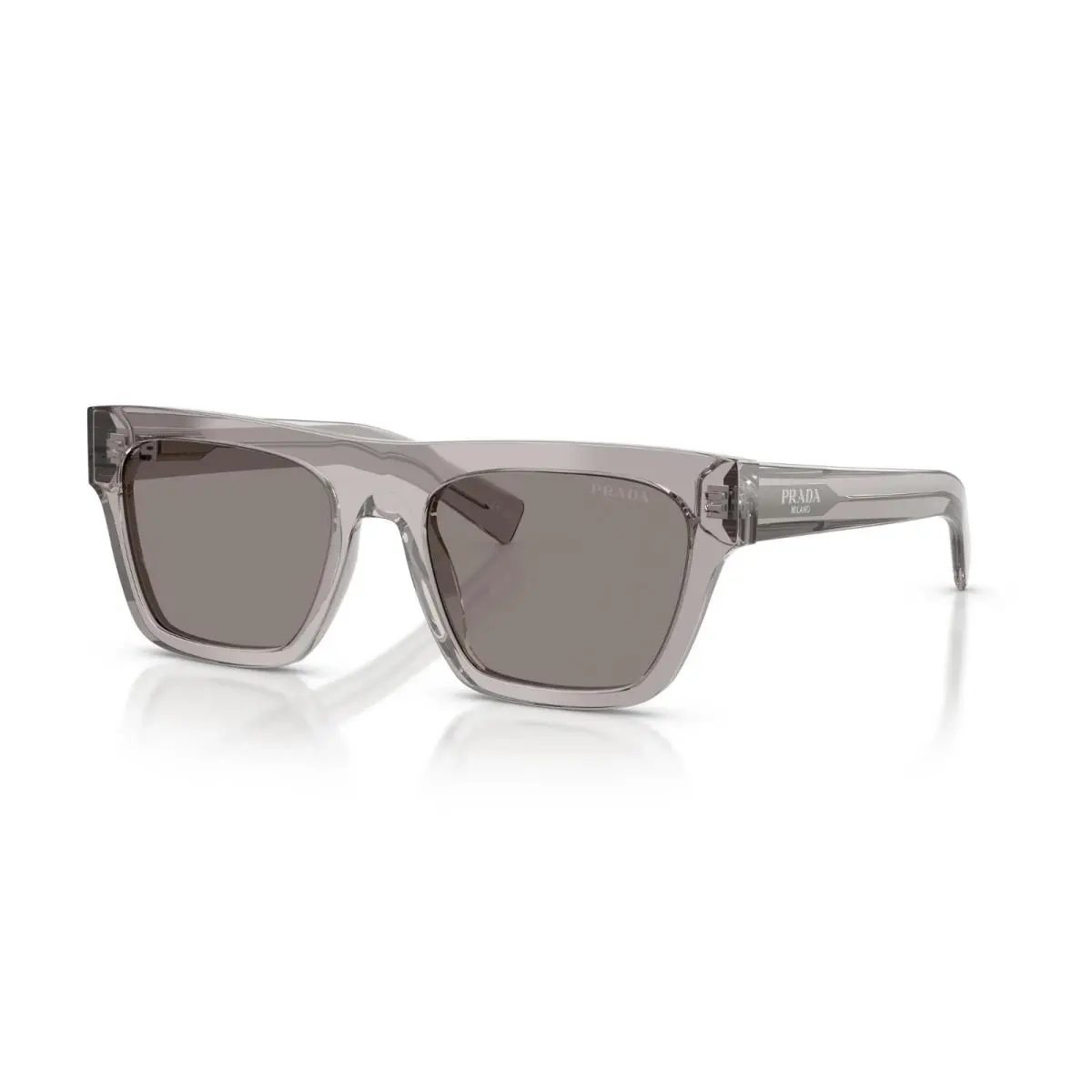 Prada PR C03S Grey Transparent/dark Grey 10J80Q Sunglasses