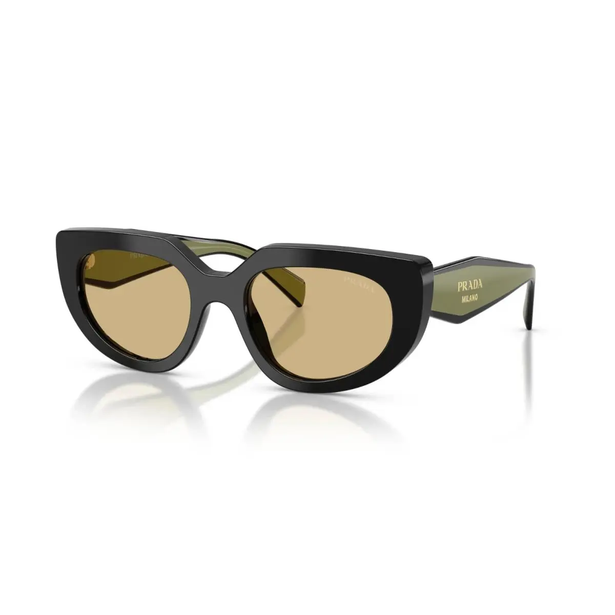 Prada PR D02S Black/yellow 03K10R Sunglasses