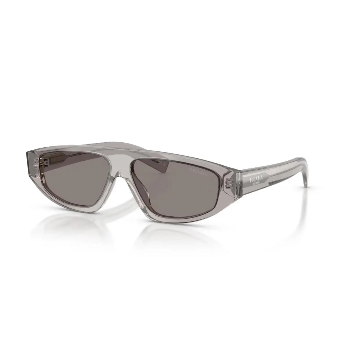 Prada PR C02S Grey Transparent/dark Grey 10J80Q Sunglasses