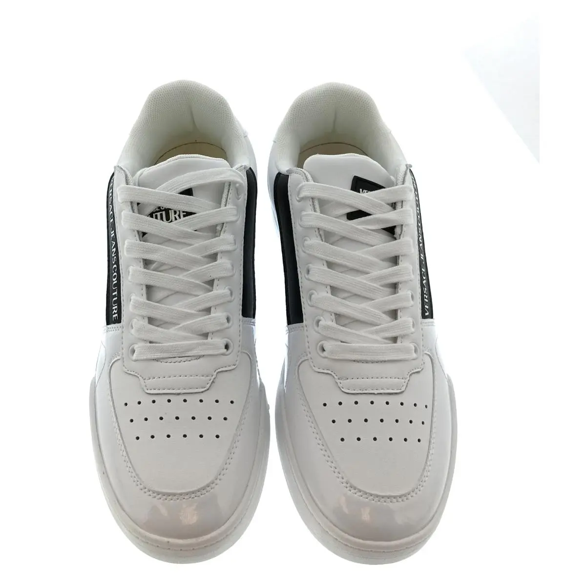 Versace shoes - E80YA3SD4 EZPB86 E003 - White / Silver / Black 2