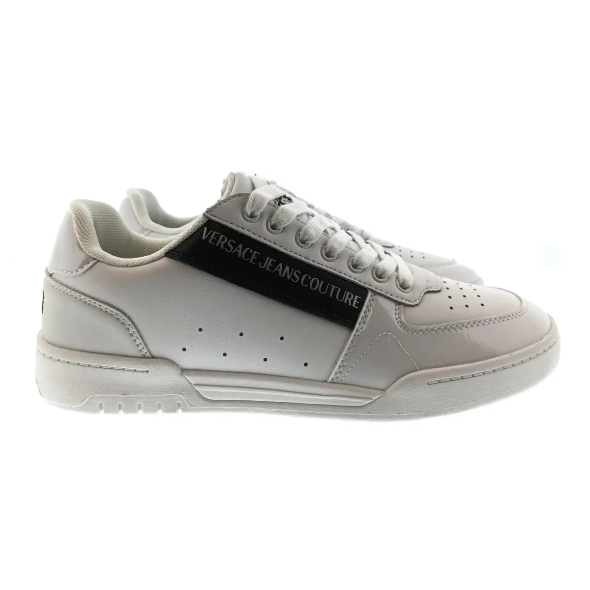Versace shoes - E80YA3SD4 EZPB86 E003 - White / Silver / Black 4