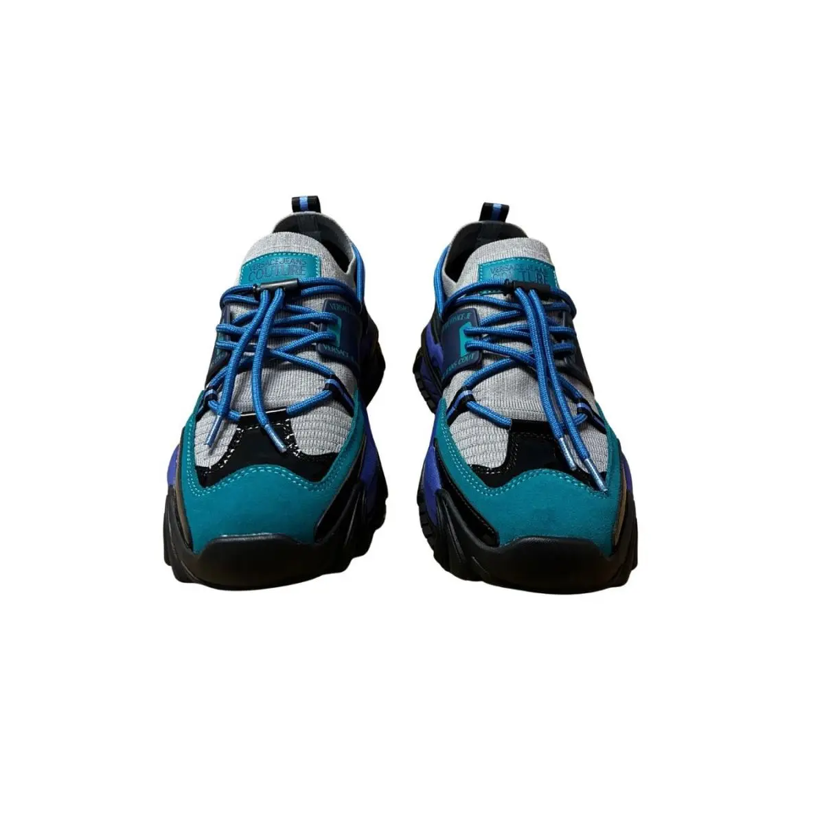 Versace shoes - E79YA3SI3 EZSC88 EU73 - Black / Blue / Teal 0