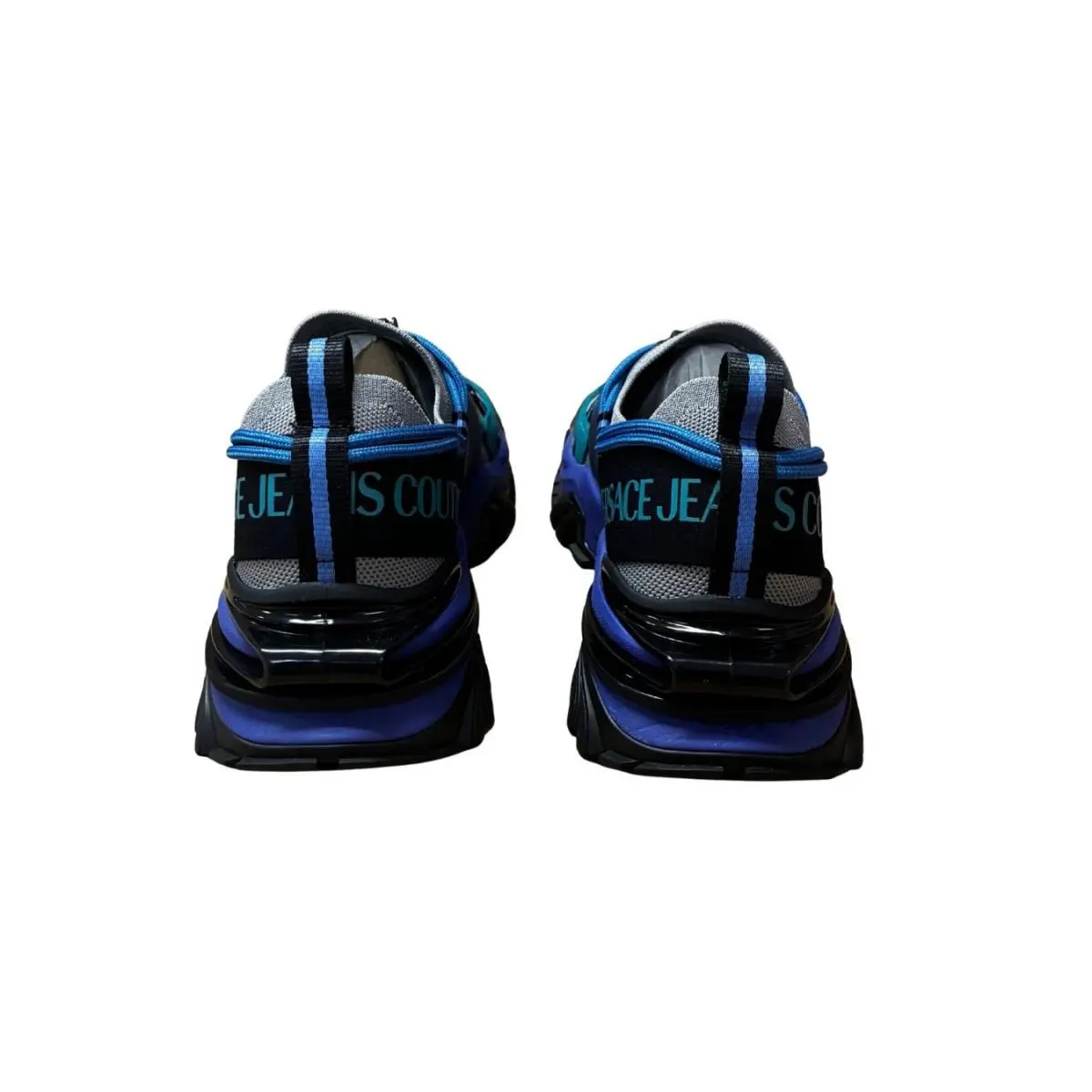 Versace shoes - E79YA3SI3 EZSC88 EU73 - Black / Blue / Teal 6