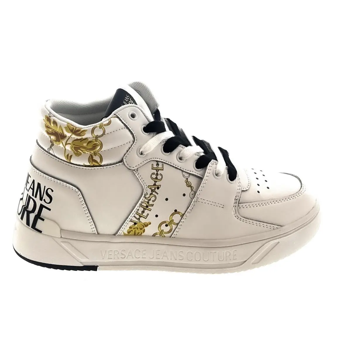 Versace shoes - E77YA3SJ7 EZP305 EG03 - White/Gold 6