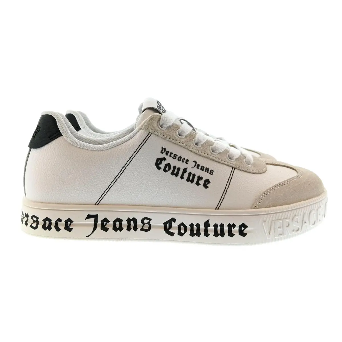 Versace shoes - E80YA3SK6 EZPB82 E003 - Beige / White / Black 0