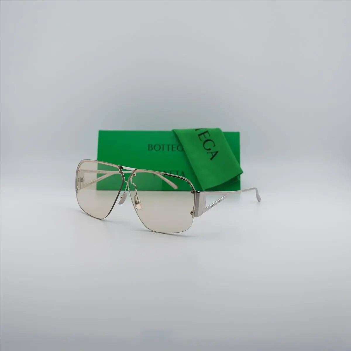 BV1065S 006 Silver/yellow 67-5-140 Sunglasses by Bottega Veneta
