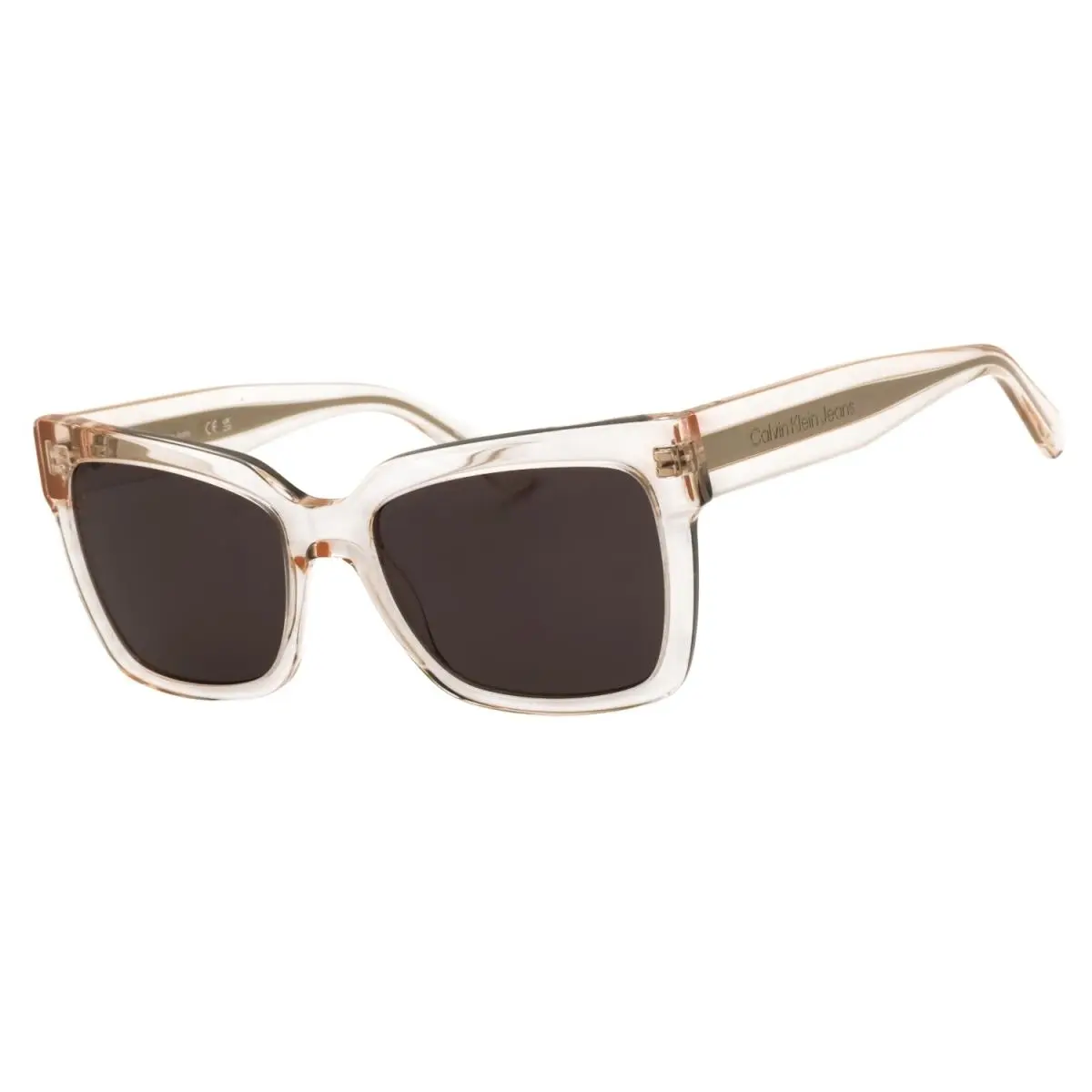Calvin Klein Jeans CKJ24606S 011 Crystal TO Rose / Brown 54mm Women`s Sunglasses