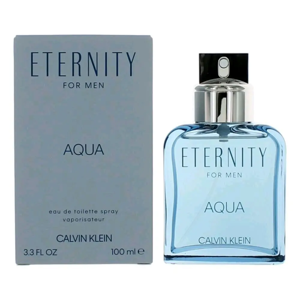 Eternity Aqua by Calvin Klein 3.4 oz Eau De Toilette Spray For Men