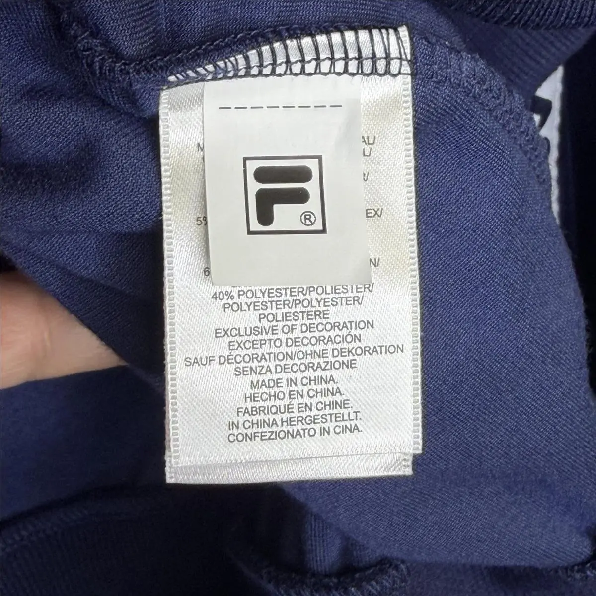 Fila clothing - Blue 4