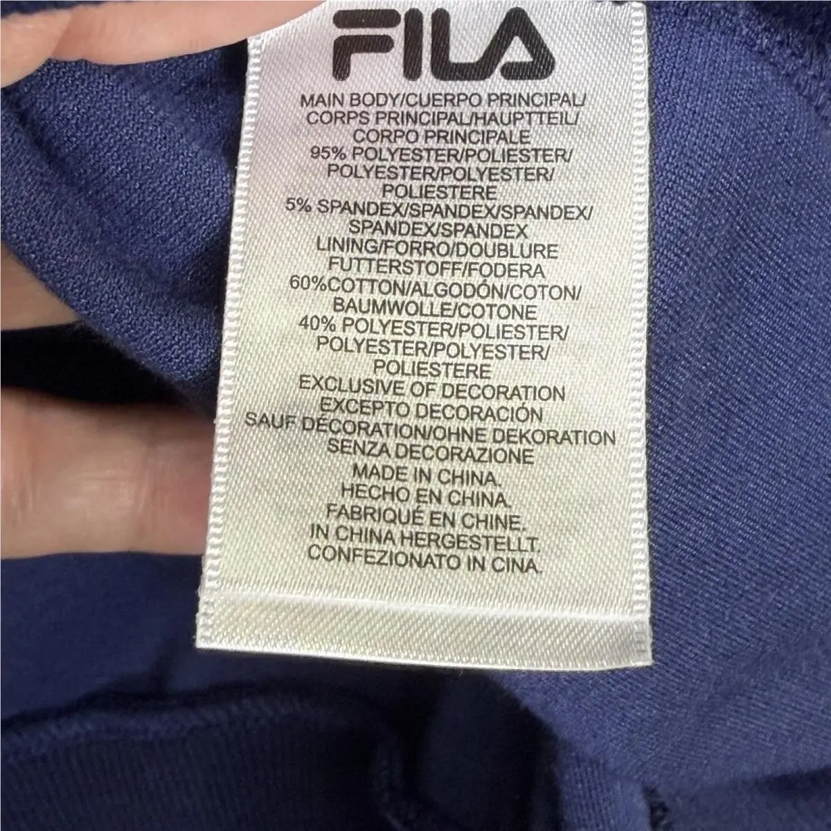 Fila clothing - Blue 5