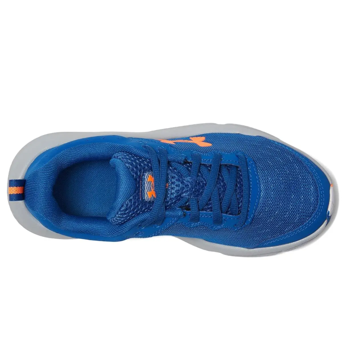 Under Armour shoes - Tech Blue/Mod Gray/Orange Blast 6