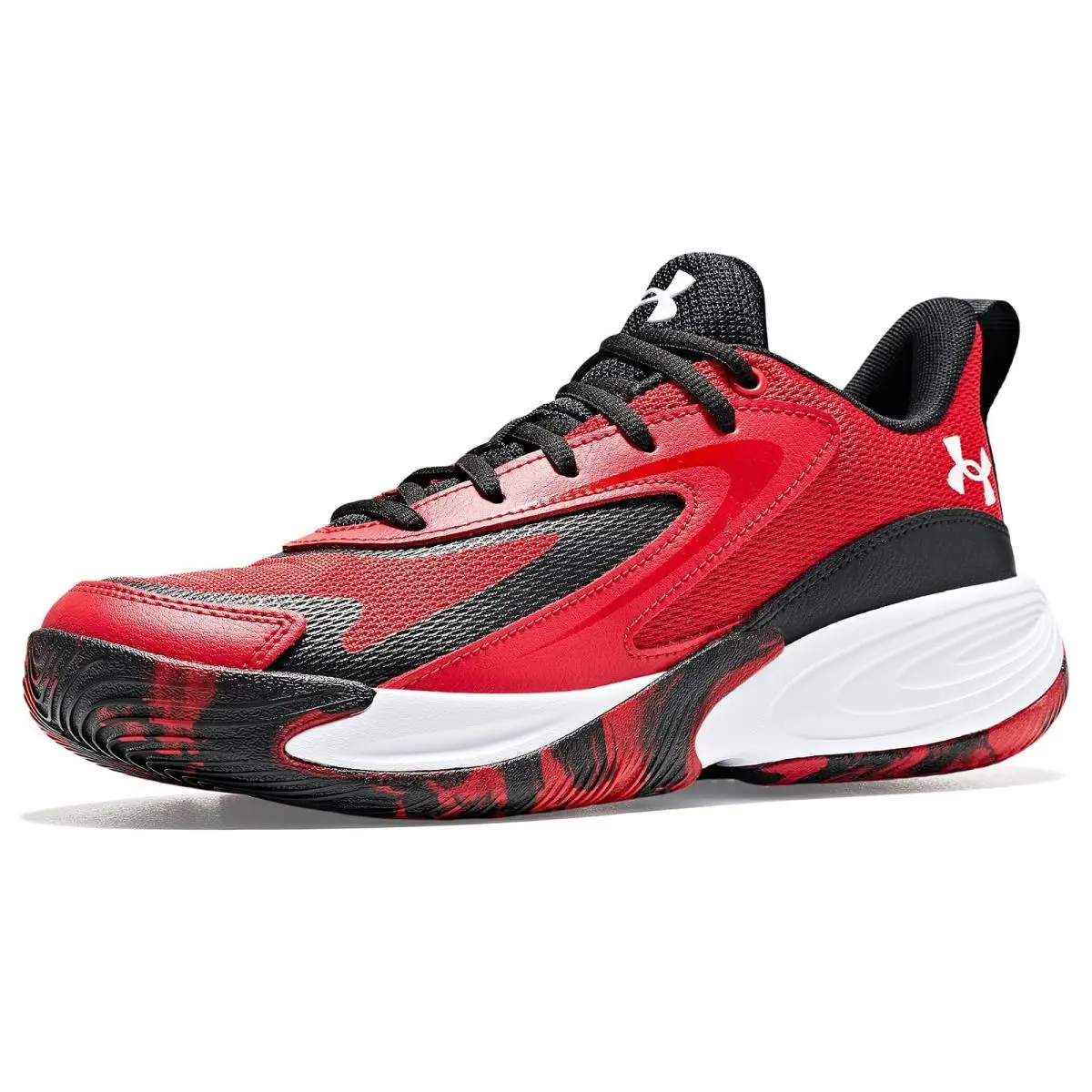 Unisex Sneakers Athletic Shoes  Lockdown 8 Basketball Shoes Red/Black/White by Under Armour