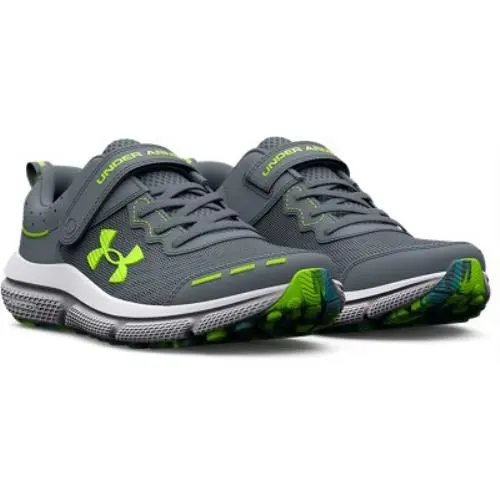 Under Armour shoes - 041468160219 - 041468160219 - Gravel-Glacier Blue-Lime Surge 7