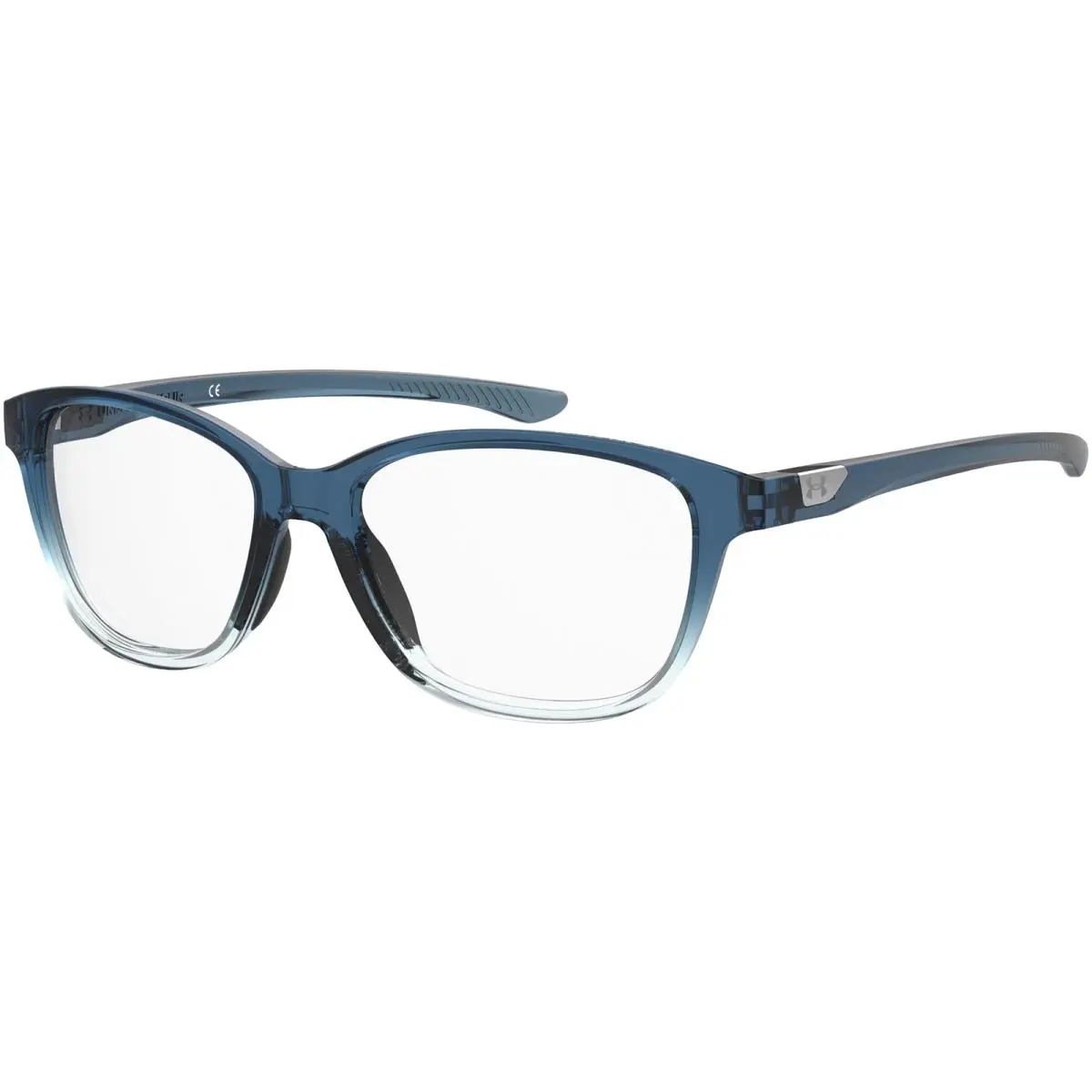 Soft Square Way-style Eyeglass Frame w/ Spring Hinges - UA5031 Blue Crystal (0OXZ-15) by Under Armour