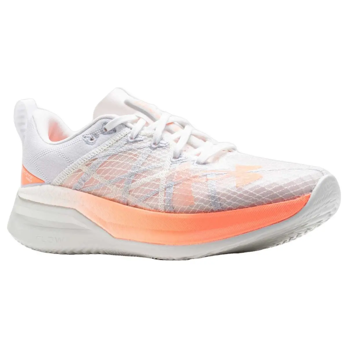 Under Armour shoes - Under Armour Velociti Pro - Velociti Pro - 3027560-102 - White/Halo Gray/Flare Orange 10