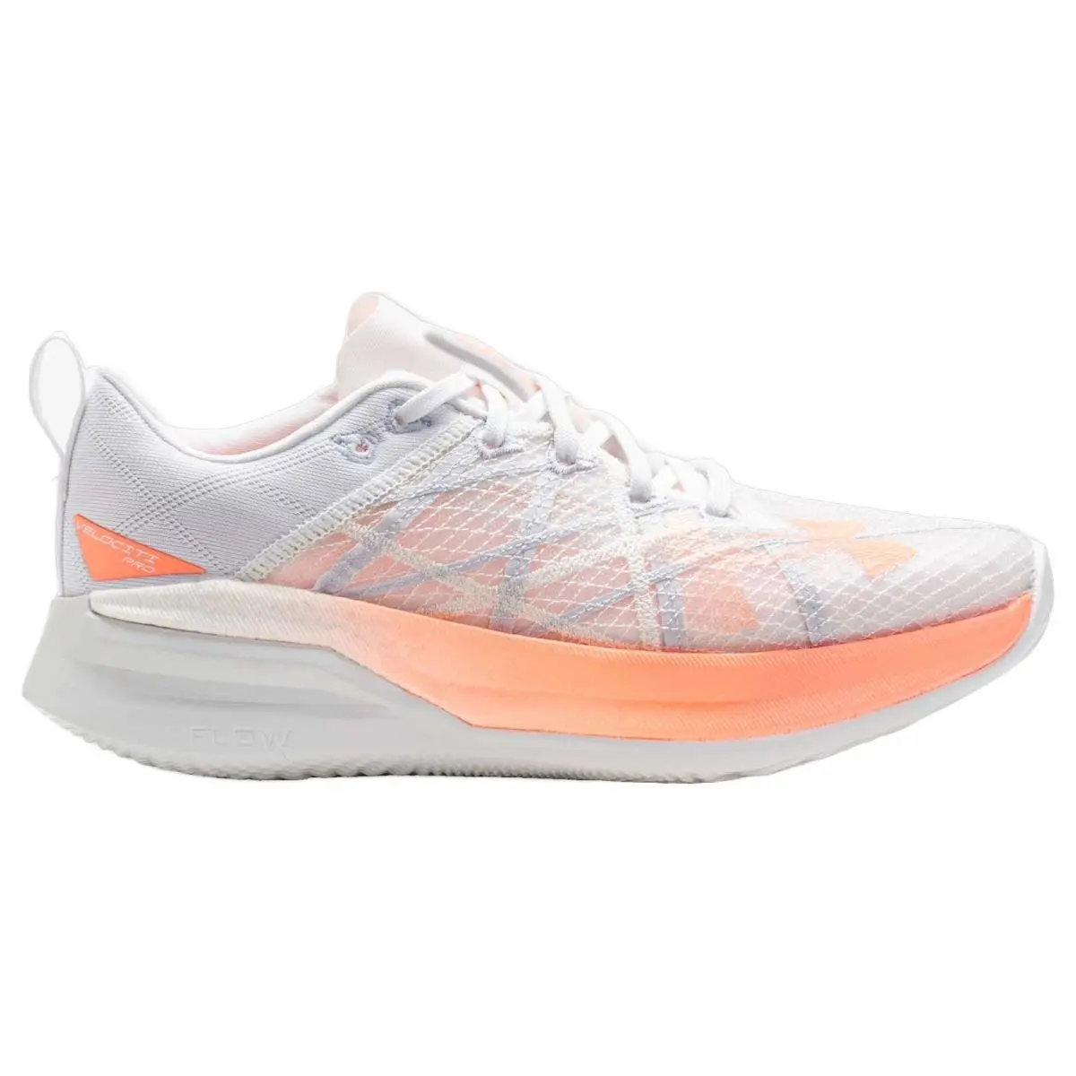 Under Armour shoes - Under Armour Velociti Pro - Velociti Pro - 3027560-102 - White/Halo Gray/Flare Orange 6