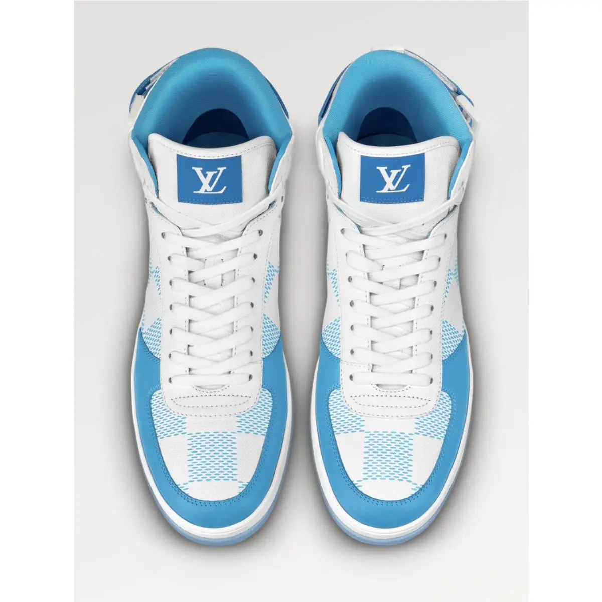 Louis Vuitton shoes - Louis Vuitton Rivoli Sneaker Boot - 1AA0D2 - Blue 0