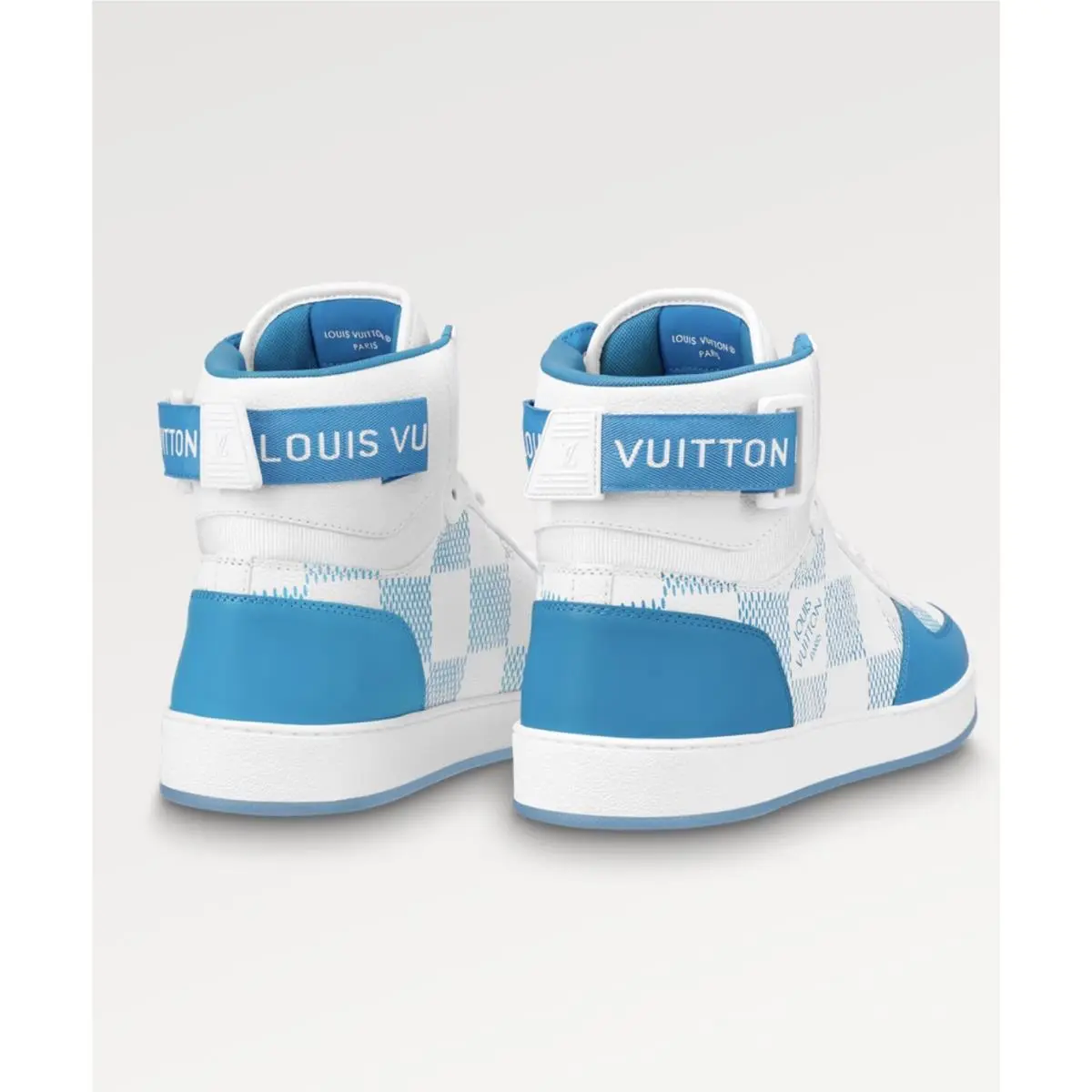 Louis Vuitton shoes - Louis Vuitton Rivoli Sneaker Boot - 1AA0D2 - Blue 1