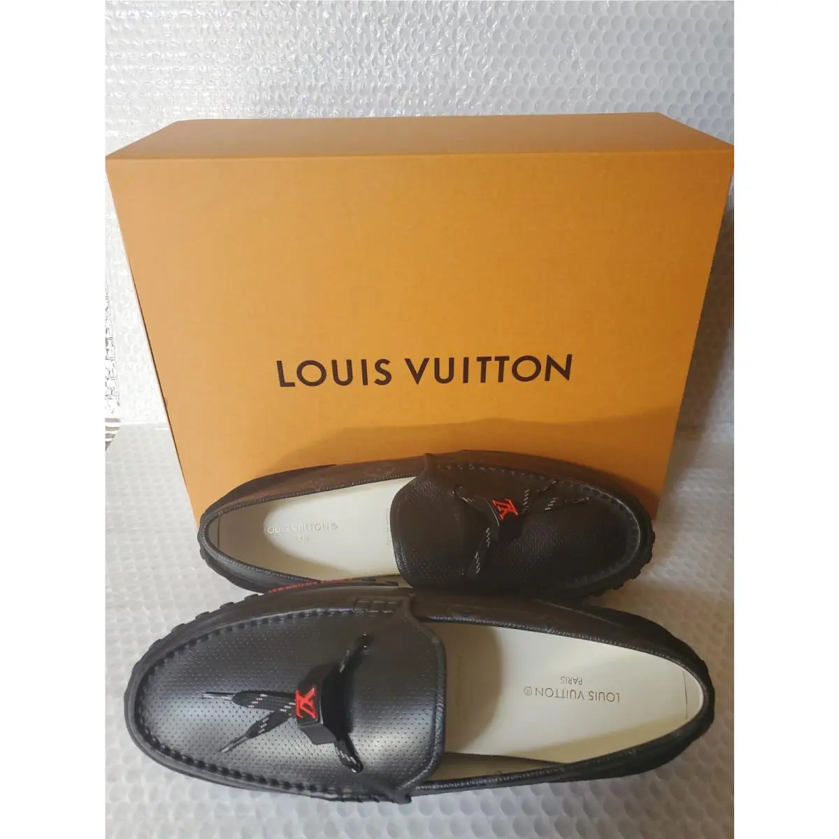 Louis Vuitton shoes - Louis-vuitton Racer - Racer - Black and Red 4