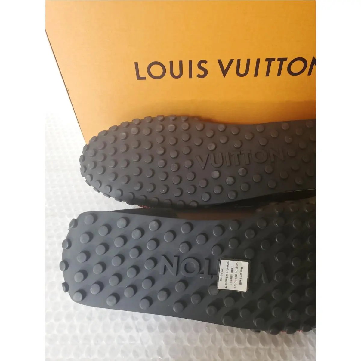 Louis Vuitton shoes - Louis-vuitton Racer - Racer - Black and Red 6