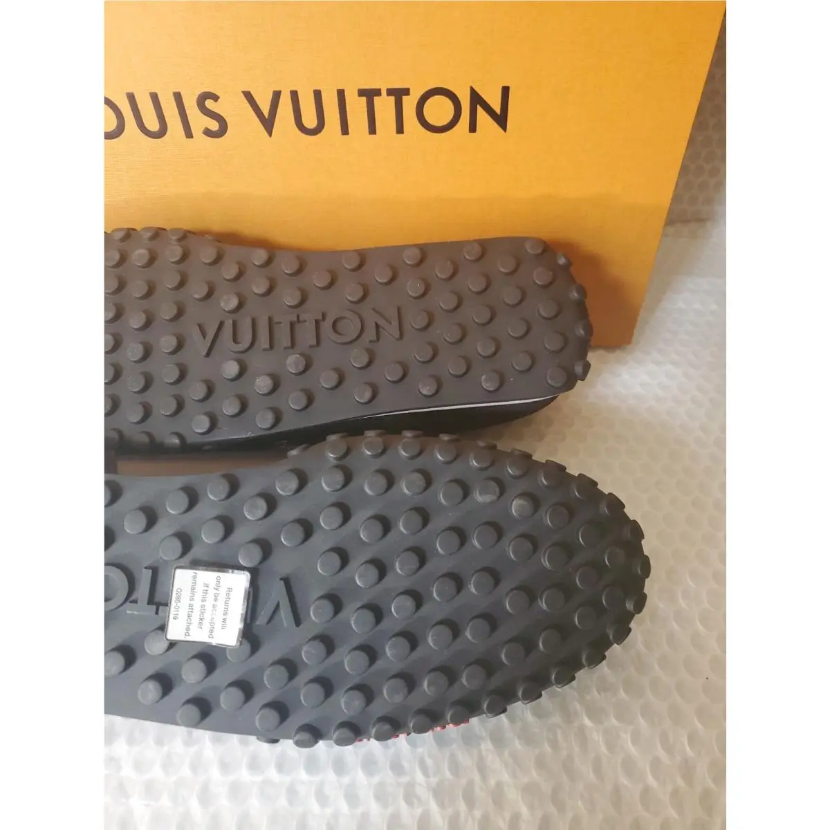 Louis Vuitton shoes - Louis-vuitton Racer - Racer - Black and Red 7