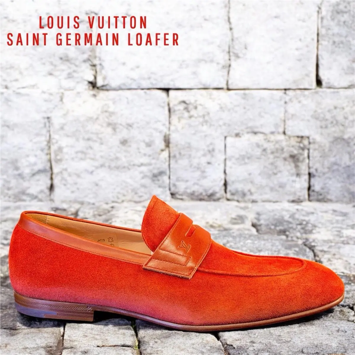 Louis Vuitton shoes - Louis Vuitton Saint Germain Loafer - 1A4RB0 - Red 0